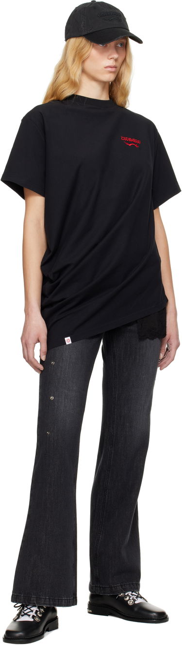 T-shirt Charles Jeffrey Loverboy Charles Jeffrey LOVERBOY Topsy Turvy T-Shirt Sort | 54101301, 3