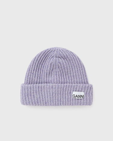 Beanie GANNI Structured Rib Beanie Lilla | A6439-233, 0