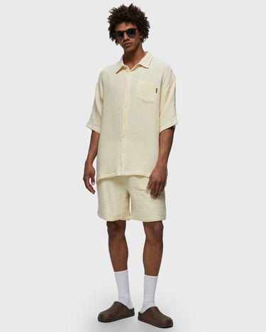 Skjorte DAILY PAPER Enzi Seersucker Shirt Gul | 2411048, 1