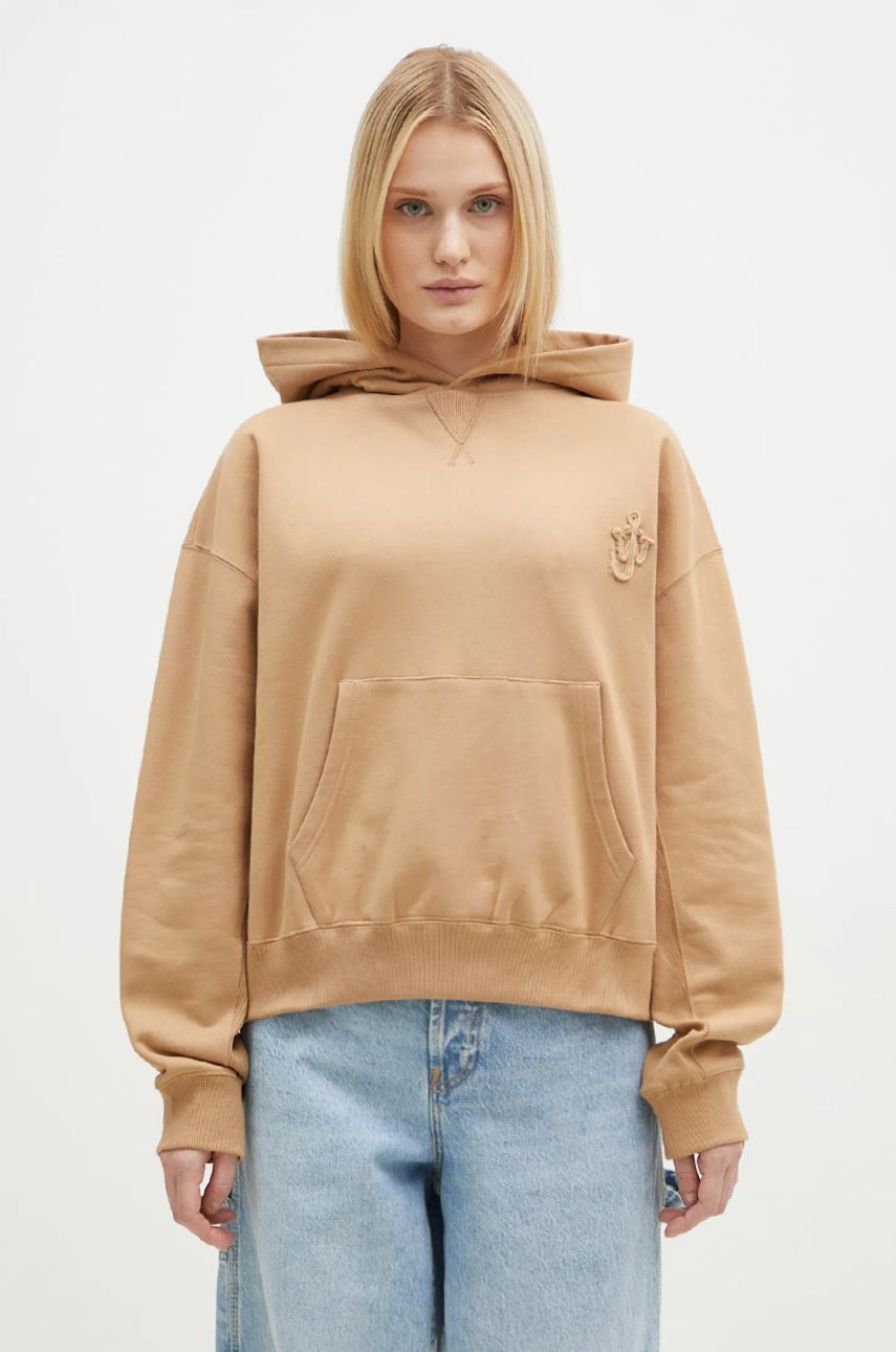 Sweatshirt JW Anderson JW Anderson Anchor Logo Hoodie Brun | JW0183.PG1631.132, 1