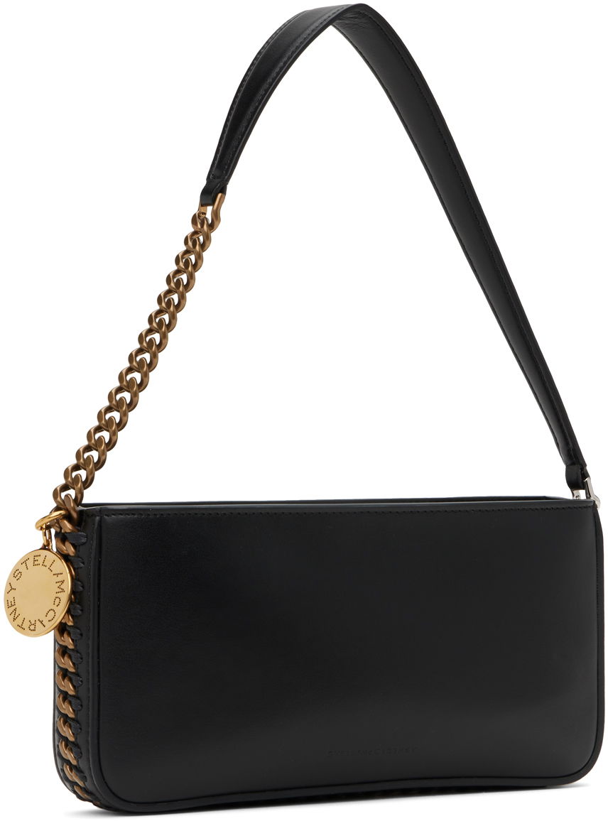 Håndtaske Stella McCartney Frayme Baguette Shoulder Bag Sort | 7B0116W8839, 1