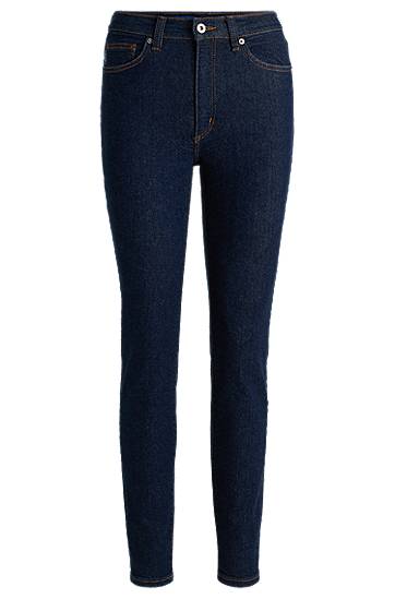 Jeans BOSS Skinny-Fit Stretch Denim Jeans Blå | 50513694