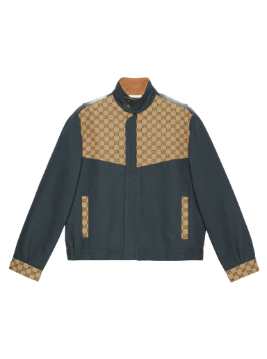 Jakke Gucci Cotton Canvas GG Supreme Jacket Beige | 742855 XDCEY 1168