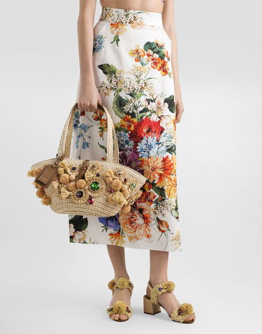 Mulepose Dolce & Gabbana Dolce & Gabbana Coffa Capri Tote Bag Beige | BB7819AP2988Z096, 1
