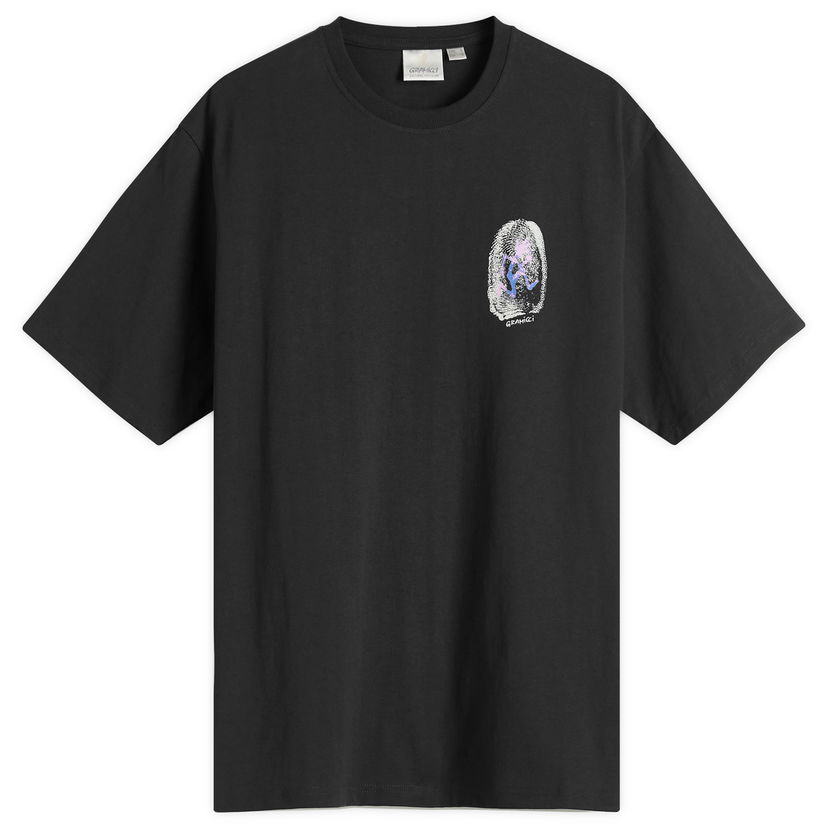 T-shirt GRAMICCI Gramicci Thumbprint T-Shirt, Size Large Sort | G5SU-T174-VBK