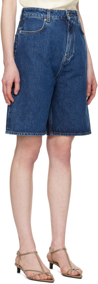 Shorts Loulou de Saison Loulou de Saison Isu Denim Shorts Blå | ISU, 4