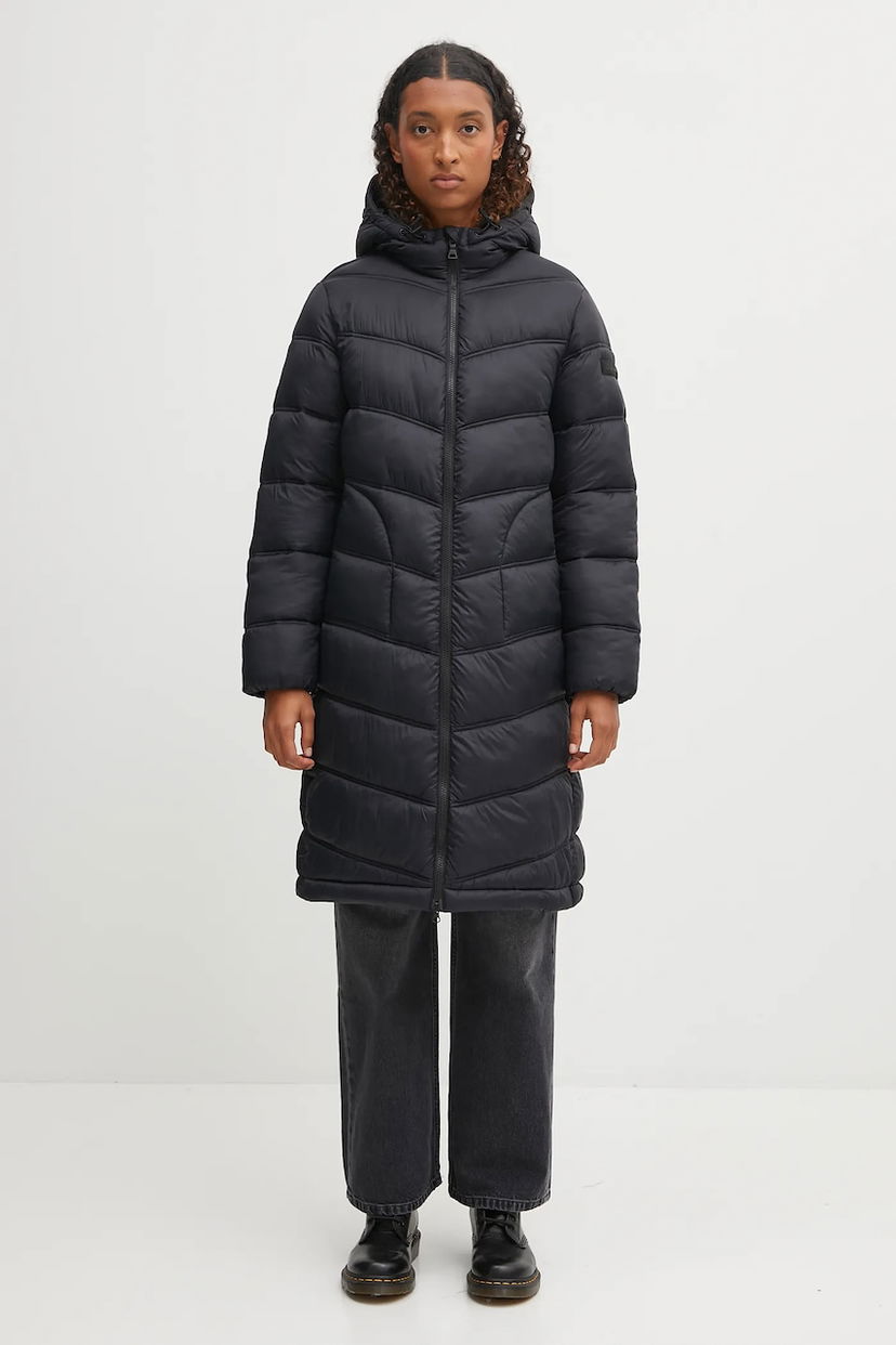 Puffer jakke Napapijri Napapijri A-Ega Winter Puffer Coat Sort | NP0A88XF9411