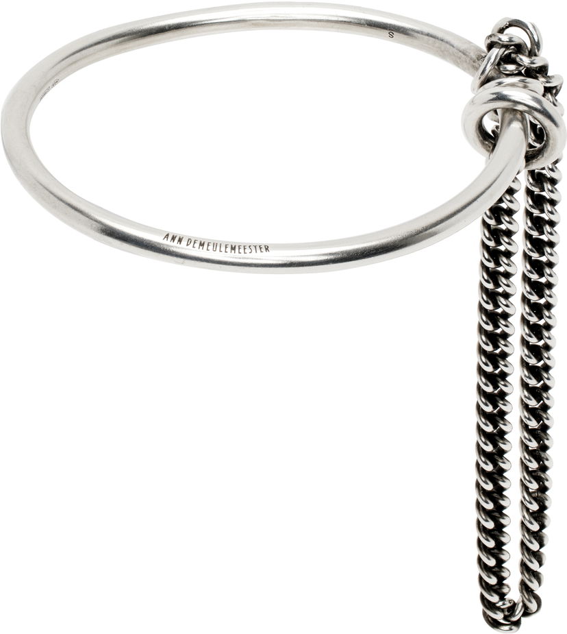 Armbånd Ann Demeulemeester Ann Demeulemeester Vokko Chain Bangle Bracelet Metalisk | CO00-M-JB0009-JW020-070