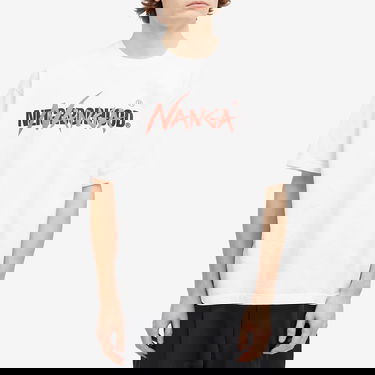 T-shirt Neighborhood Nanga Collaboration Graphic T-Shirt, Size Large Hvid | 242PCNNN-ST01-WHT, 2