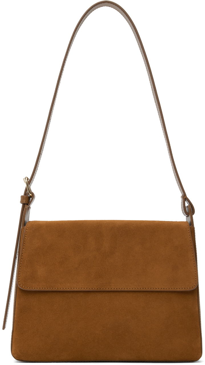 Skuldertaske A.P.C. Flap Shoulder Bag Brun | PXBRT-F61924