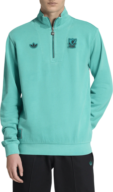 Sweatshirt adidas Performance Top Liverpool FC Terrace Icons Turkis | JX0668, 1