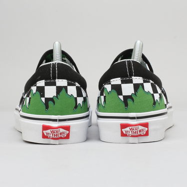 Sneakers og sko Vans Classic Slip-On Marvel hulk / Checkerboard Sort | VA38F7U44, 3