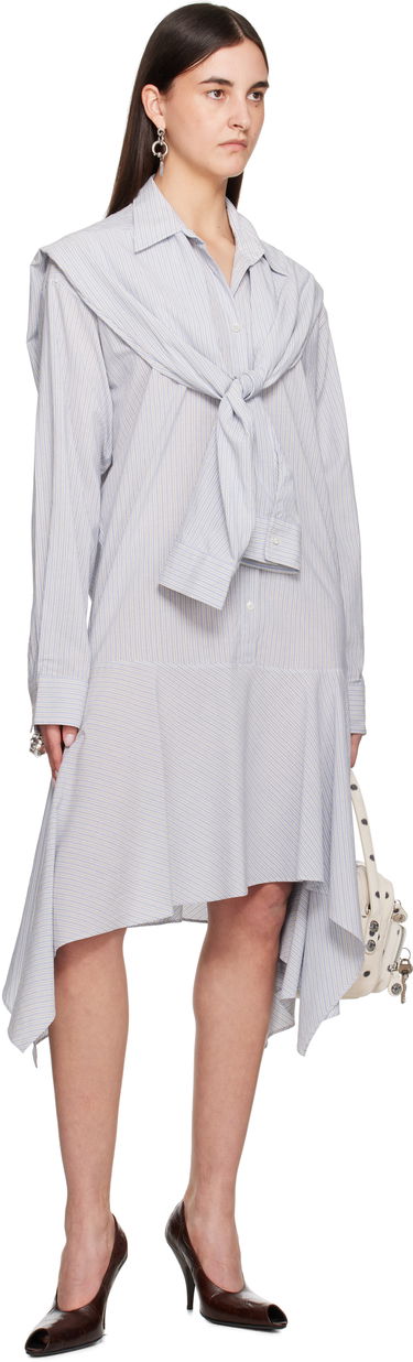 Kjole Acne Studios Acne Studios Layered Midi Dress Blå | A20802-, 3