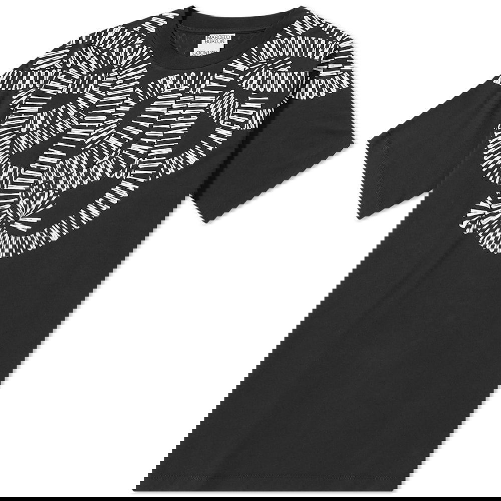 T-shirt Marcelo Burlon Snake Wings Regular Tee Sort | CMAA018C99JER0031001, 0