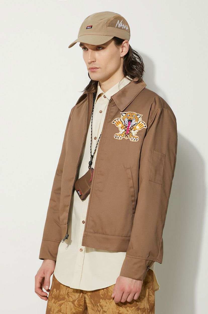Jakke BBC IceCream ICECREAM Tiger Work Oversize Jacket Brun | IC24203