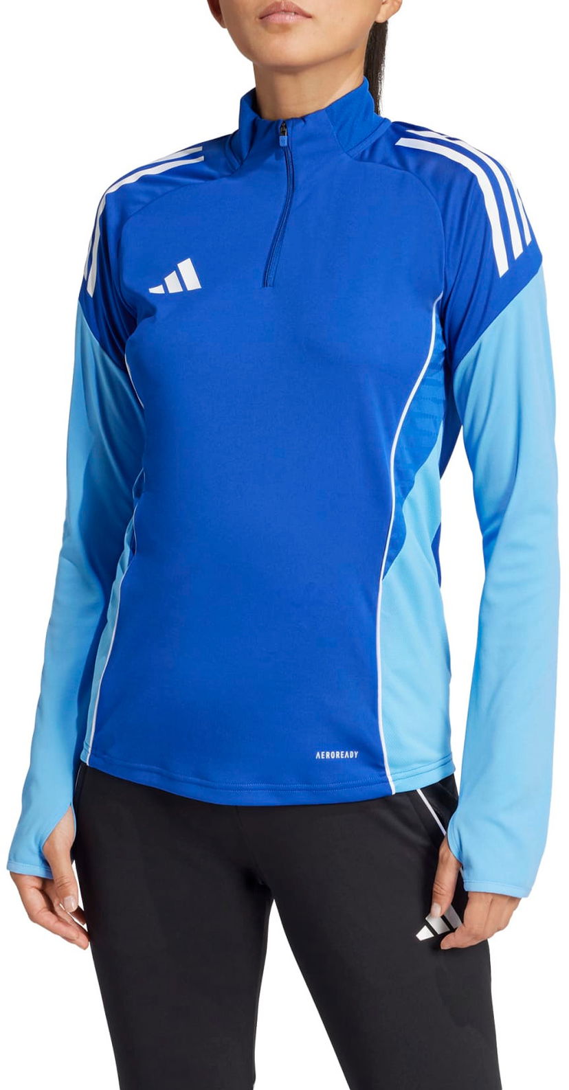 Sweatshirt adidas Originals Adidas TIRO25C Training Quarter-Zip Top Blå | ji6577