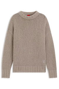 Oversized-fit sweater in a wool blend