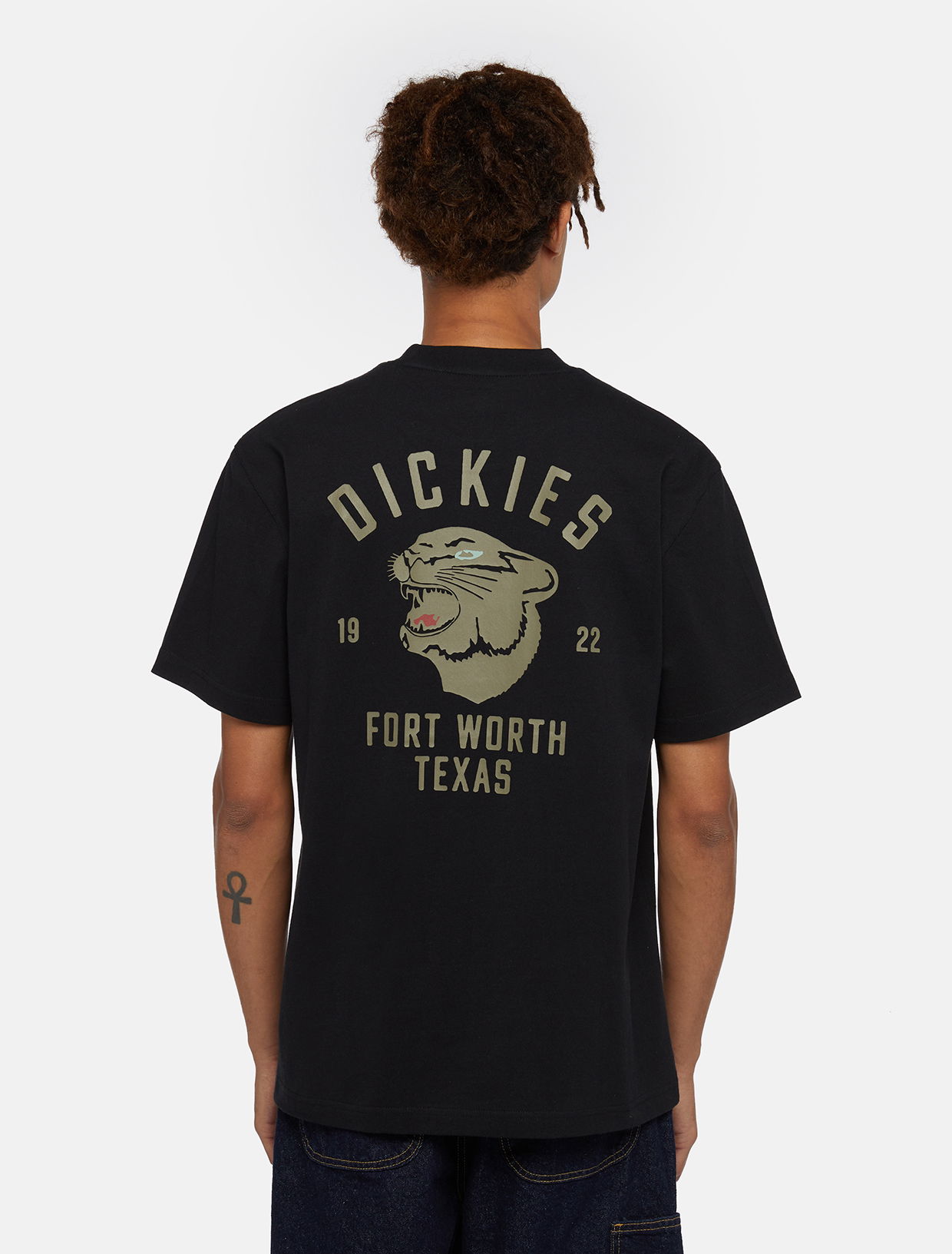 T-shirt Dickies Panther Sort | 0A4Z4I, 0
