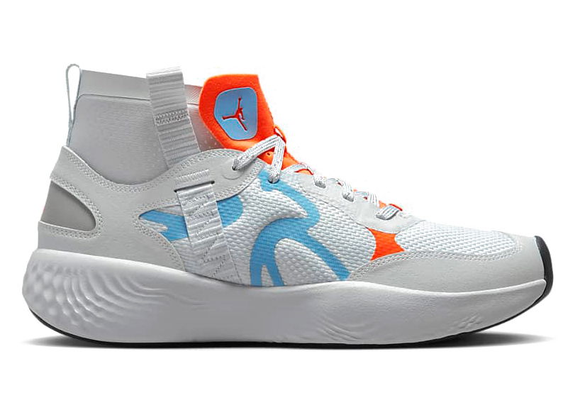Sneakers og sko Jordan Delta 3 Mid Pure Platinum Chambray Total Orange Hvid | DR7614-004, 0