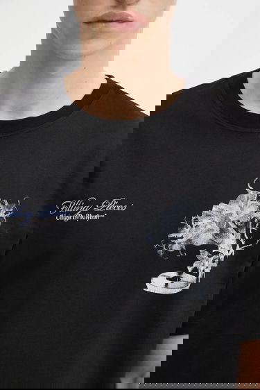 T-shirt Filling Pieces Grammophone 'United By Rhythm' Graphic T-Shirt Sort | 422520500236, 3