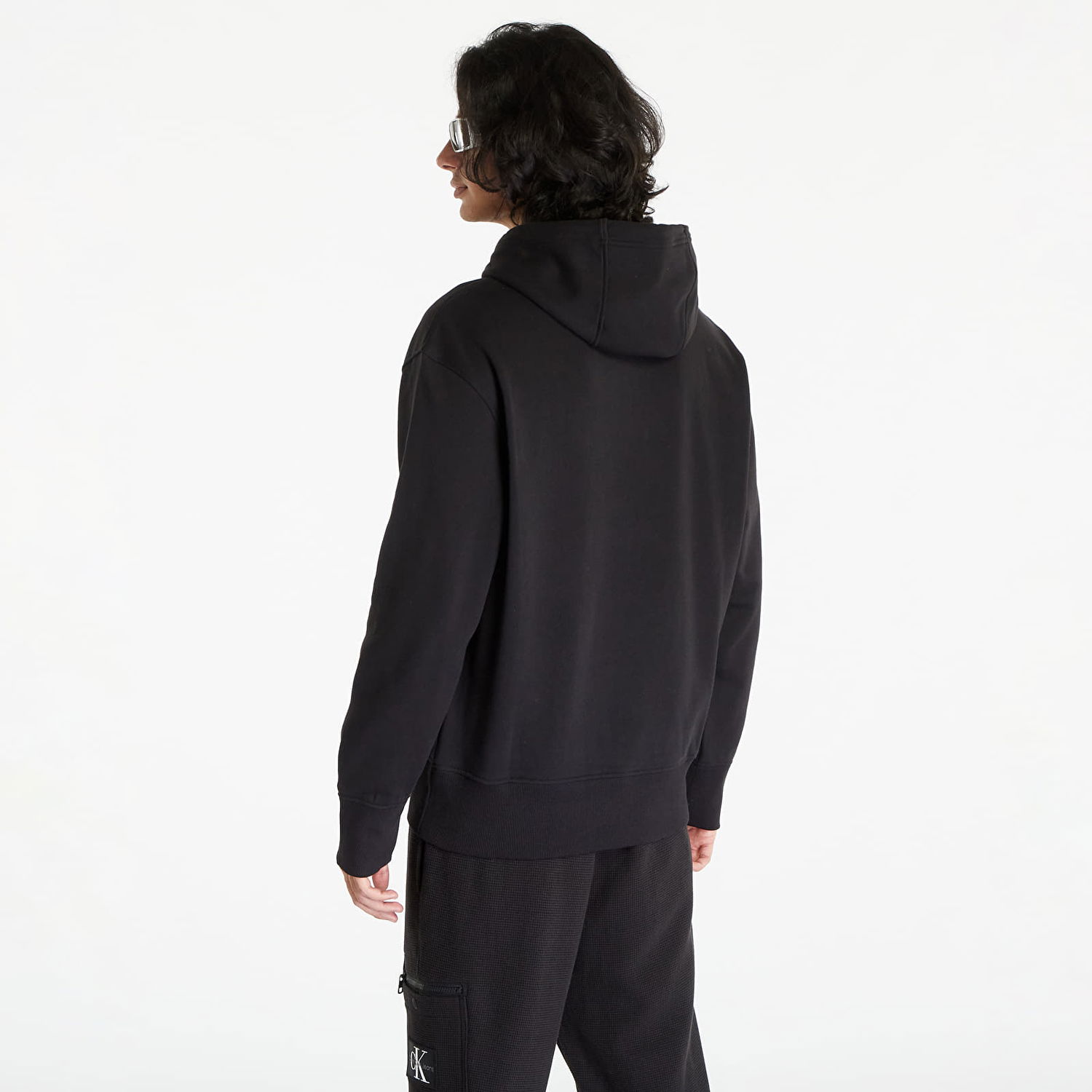 Sweatshirt CALVIN KLEIN Connected Layer Land Hoodie Sort | J30J324310 BEH, 1