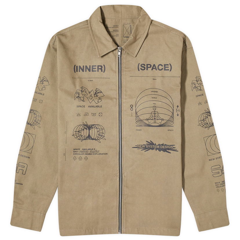 Jakke Space Available Inner Space Beige | SA-ISPJ001-DUS