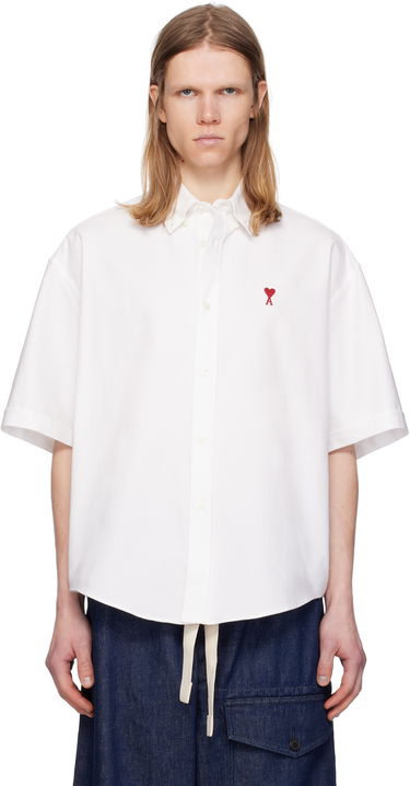 Skjorte AMI Shirt Blå | HSH230.CO0031, 4