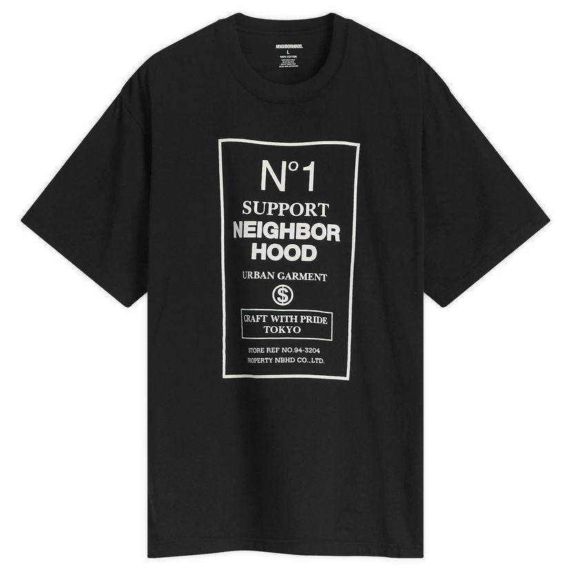 T-shirt Neighborhood SS-15 Support Neighbor Hood Graphic Tee, Size L Sort | 251PCNH-ST15-BLK