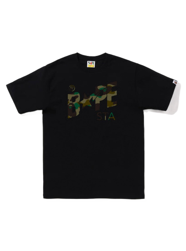 T-shirt BAPE 1st Camo Sta Logo Tee Sort | 1I80-110-011