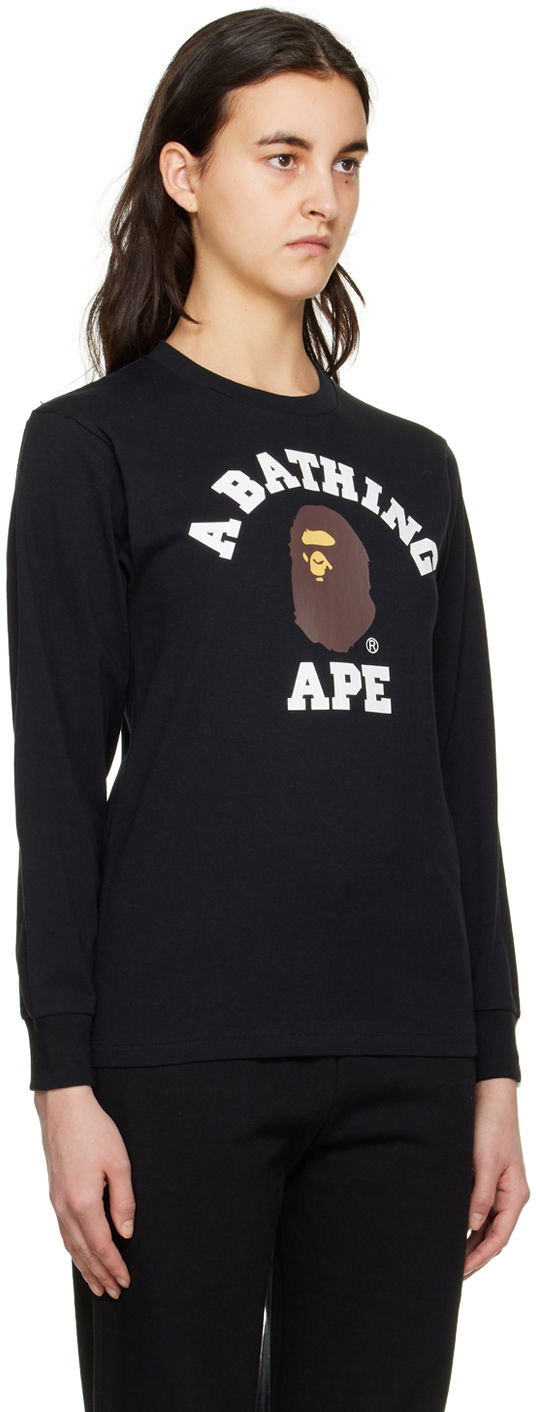 T-shirt BAPE College T-Shirt Hvid | 001LTI801011M, 1