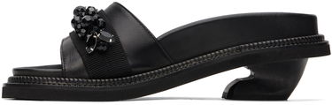Tilbehør Simone Rocha Simone Rocha Embellished Slides Sort | LH11B 0766, 2