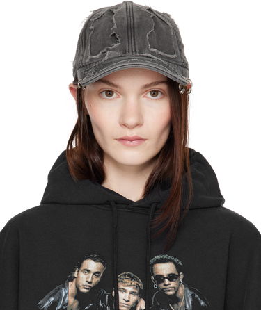 Kasket VETEMENTS Vetements Destroyed Cap Grå | UA66CA160B, 0