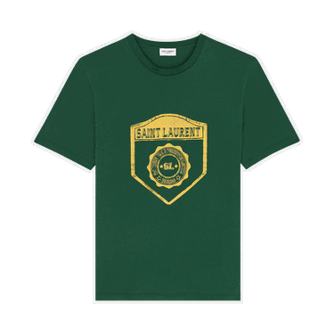 T-shirt Saint Laurent T-Shirt Grøn | 686609 Y36RO 3842, 0