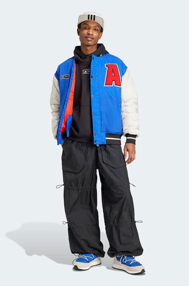 Bomberjakke adidas Originals adidas x Moon Boot Varsity Jacket Blå | IY8048, 7