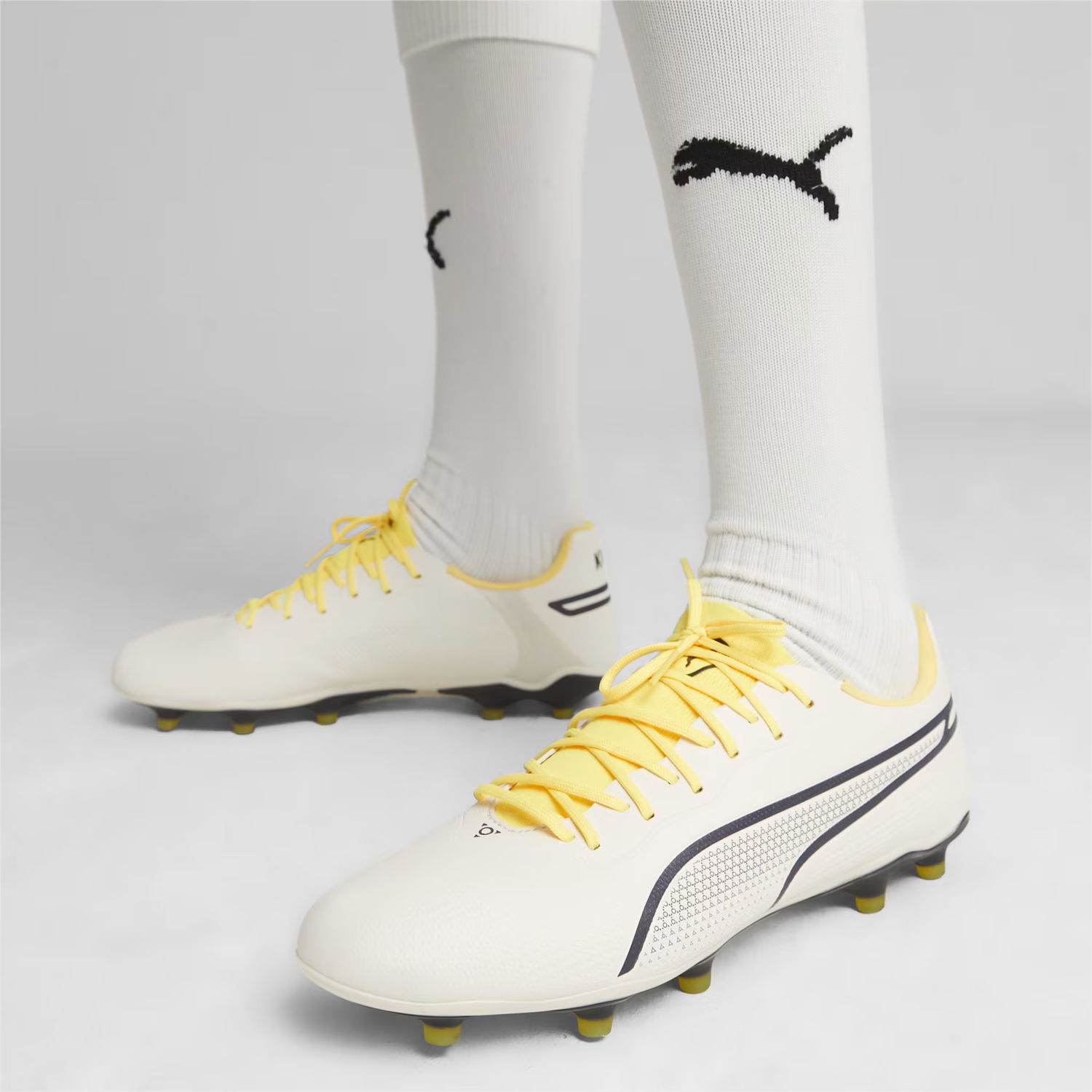 Sneakers og sko Puma KING PRO FG/AG Hvid | 107566-03, 1
