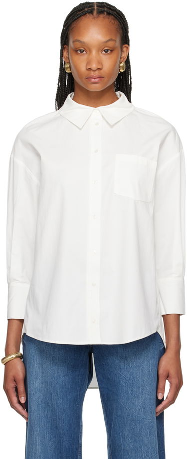 Skjorte Anine Bing Oversized Shirt Hvid | A-09-2006-100, 0