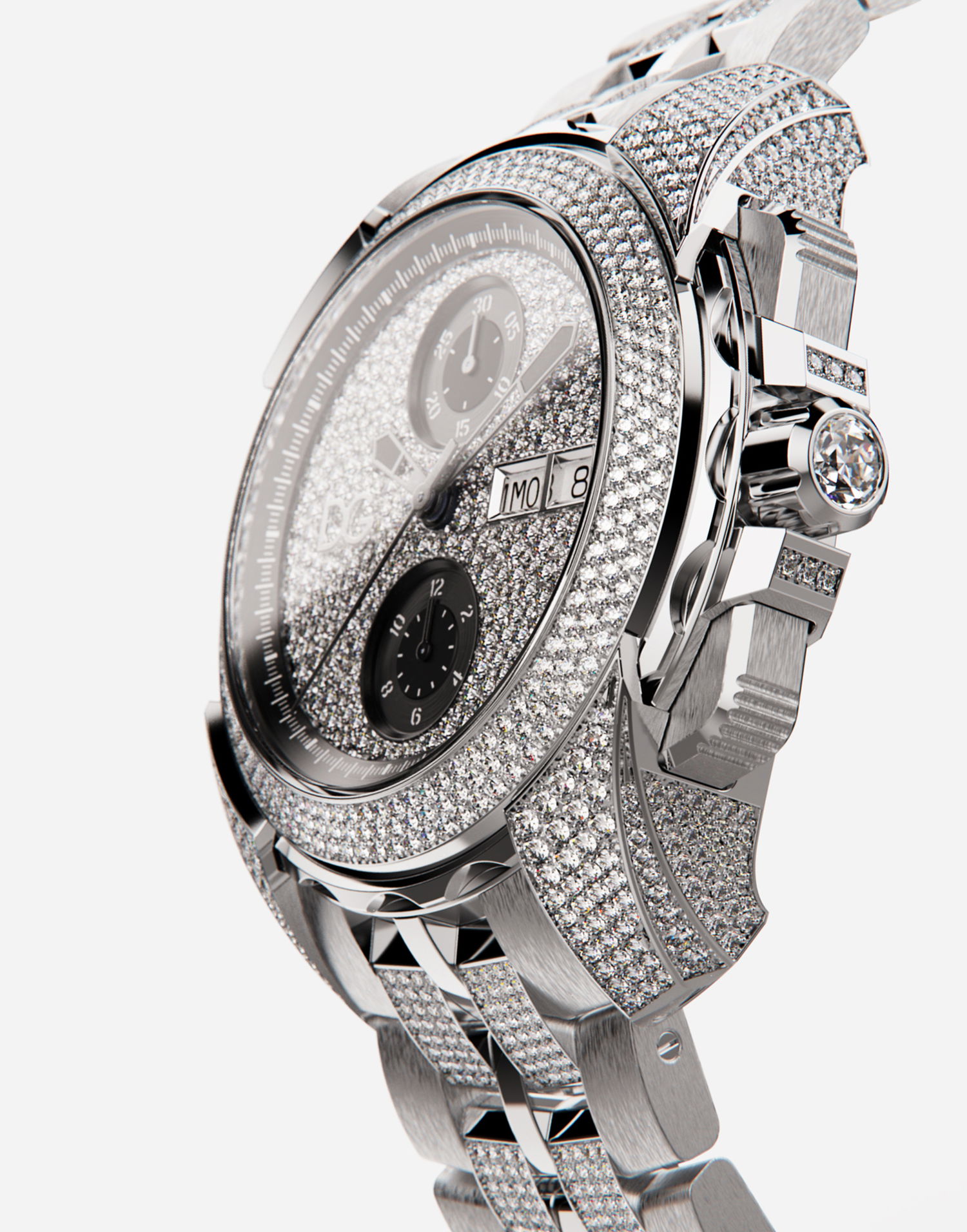 Ur Dolce & Gabbana Dolce & Gabbana DS5 Diamond Watch Metalisk | WWJS1GXP00187560, 1