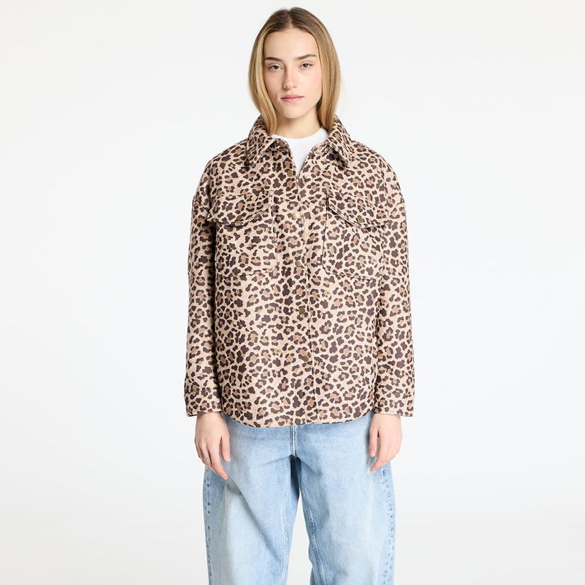 Skjorte Urban Classics Urban Classics AOP Overshirt Beige | TB5085-01720