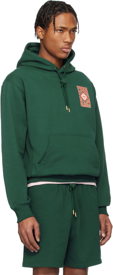 Sweatshirt Casablanca Casablanca Gothic Logo Hoodie Grøn | MS25-JTP-292-01, 1