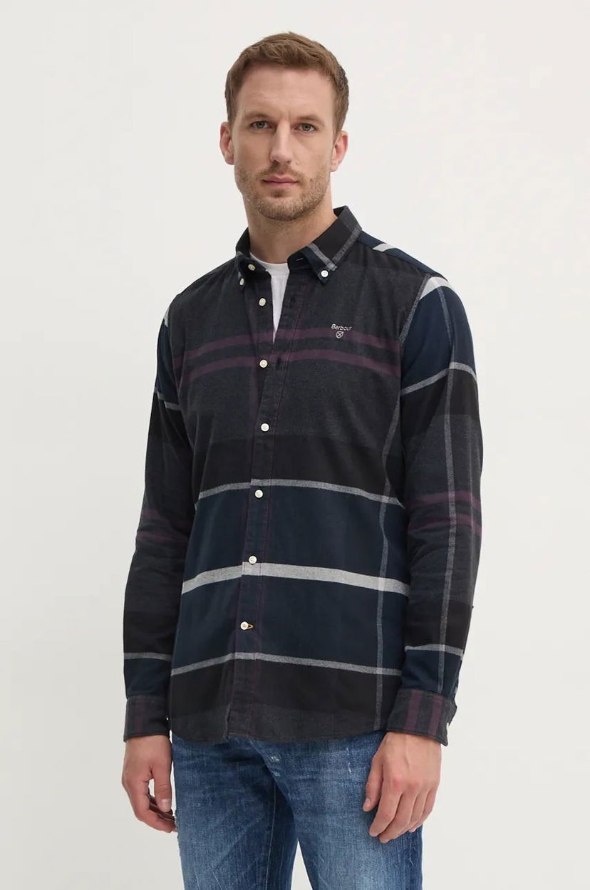 Skjorte Barbour Shirt Slim Beige | MSH4994