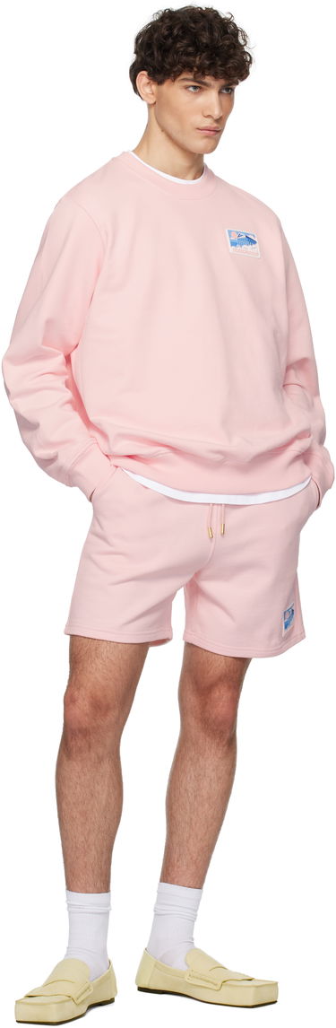 Sweatshirt Casablanca Temple Patch Classic Sweatshirt Lyserød | MPS25-JTP-293-04, 3