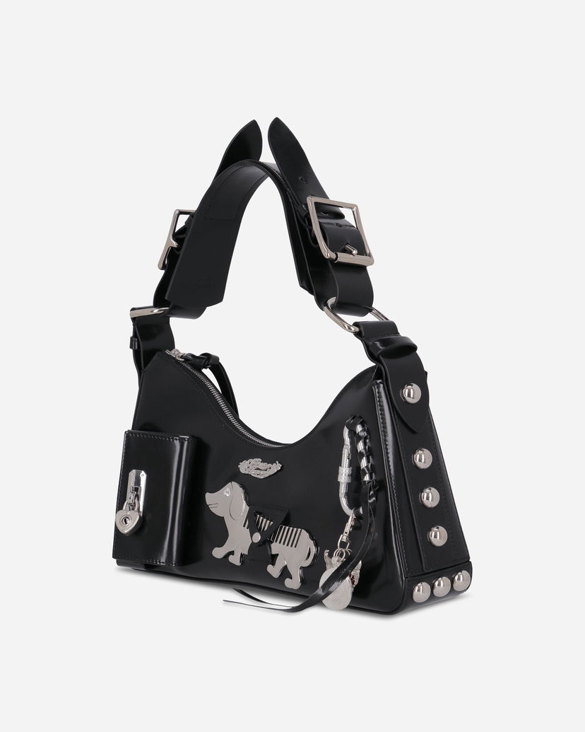 Skuldertaske Chopova Lowena Mini Sofia Shoulder Bag Sort | 6452 BLCK