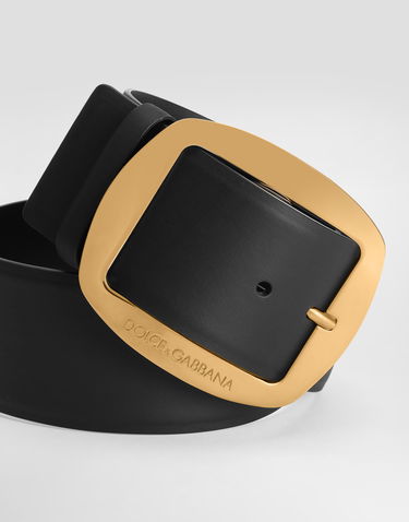 Bælter Dolce & Gabbana Dolce & Gabbana Calfskin Belt 95 Sort | BE4608AW84480999, 3