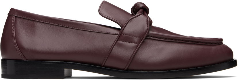 Sneakers og sko Bottega Veneta Bottega Veneta Astaire Knotted Loafers Bourgogne | 796445V5DZ02240