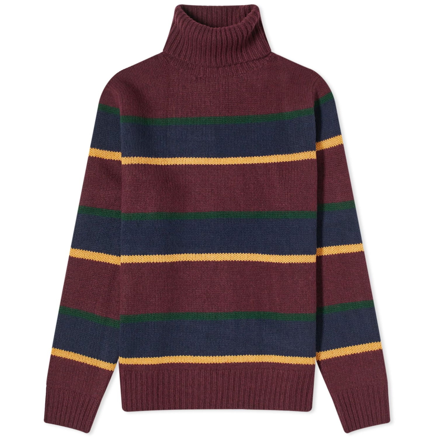 Sweater Polo by Ralph Lauren Polo Ralph Lauren Stripe Roll Neck Knit Aged Wine Flerfarvet | 710918117001, 0
