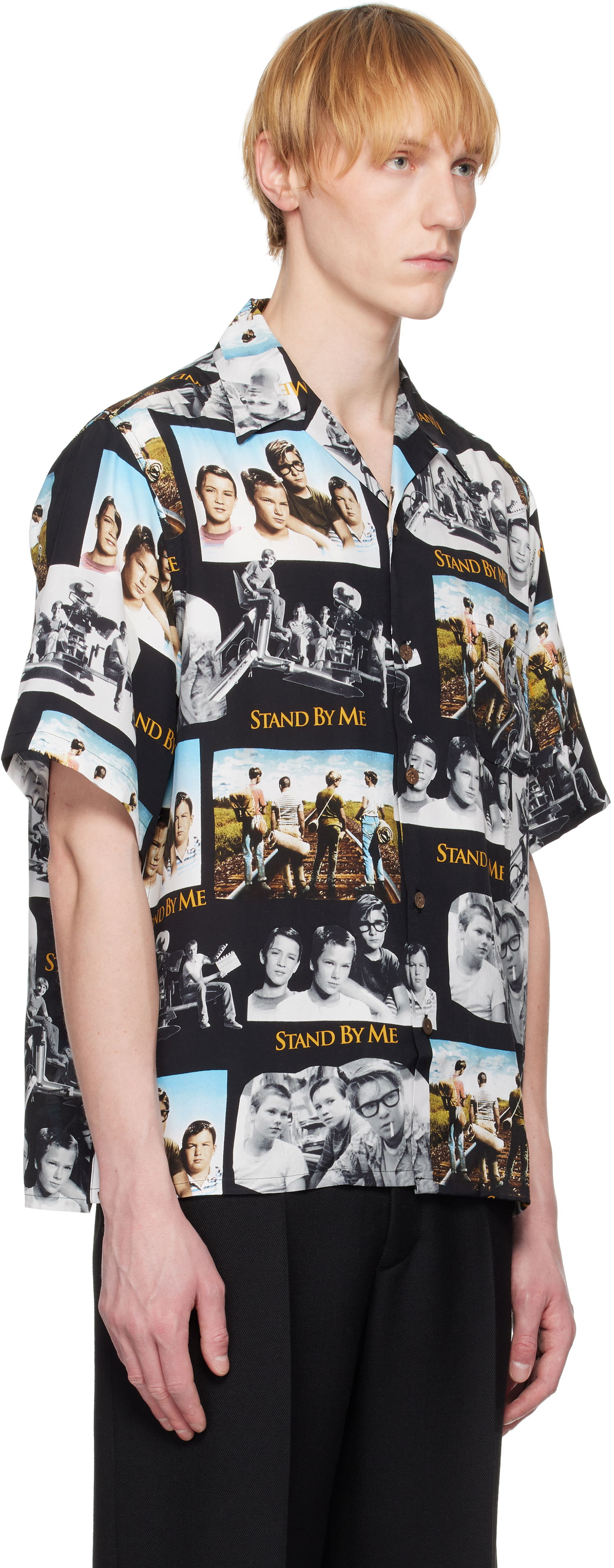Skjorte WACKO MARIA WACKO MARIA 'Stand By Me' Print Shirt Sort | SBM-WM-HI01, 1