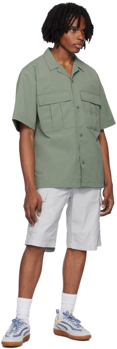Skjorte Carhartt WIP Short Sleeve Camp Collar Shirt Grøn | I033022, 3