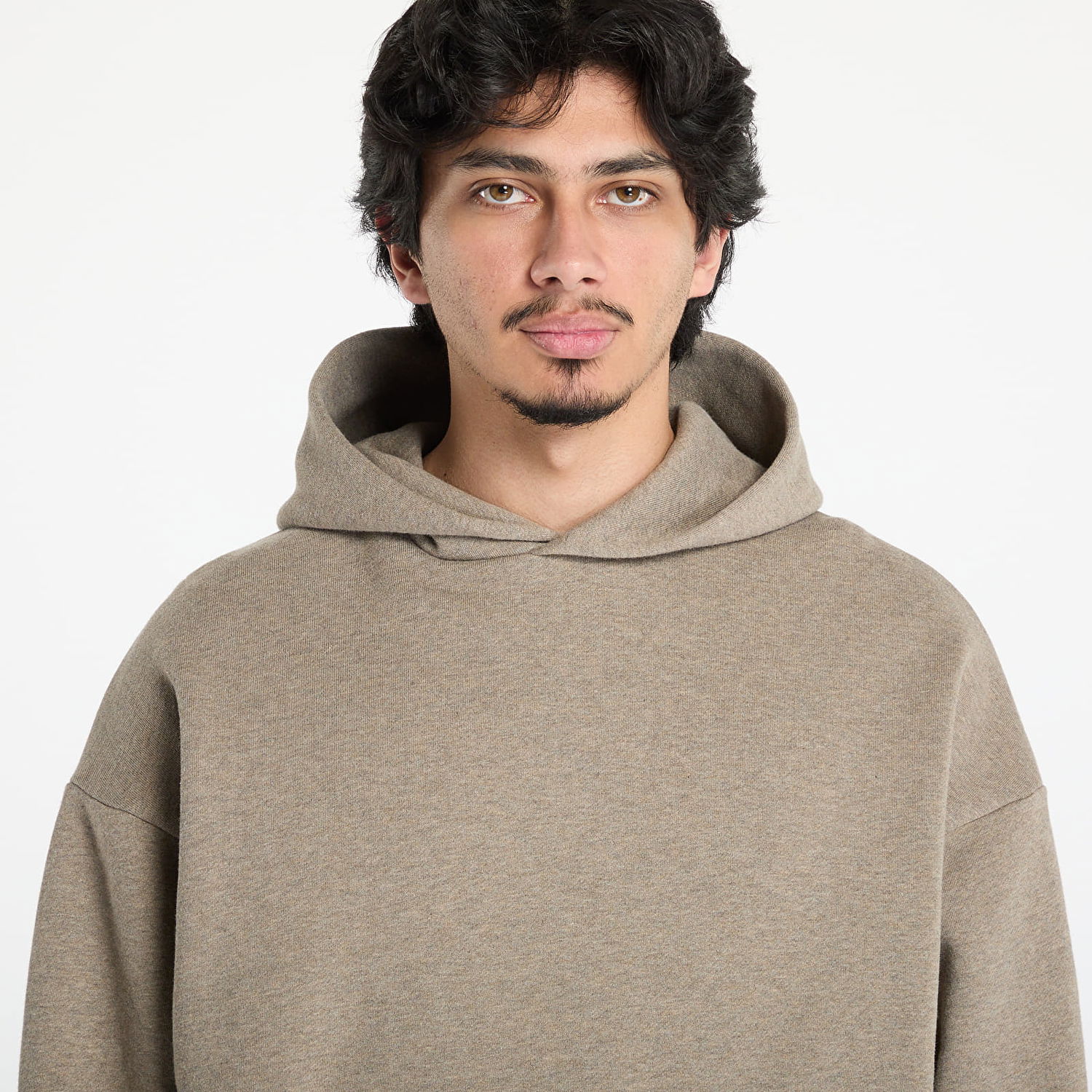 Sweatshirt Fear of God Fear of God Essentials Classic Fit Fleece Hoodie Beige | 192AS252051F-985, 1