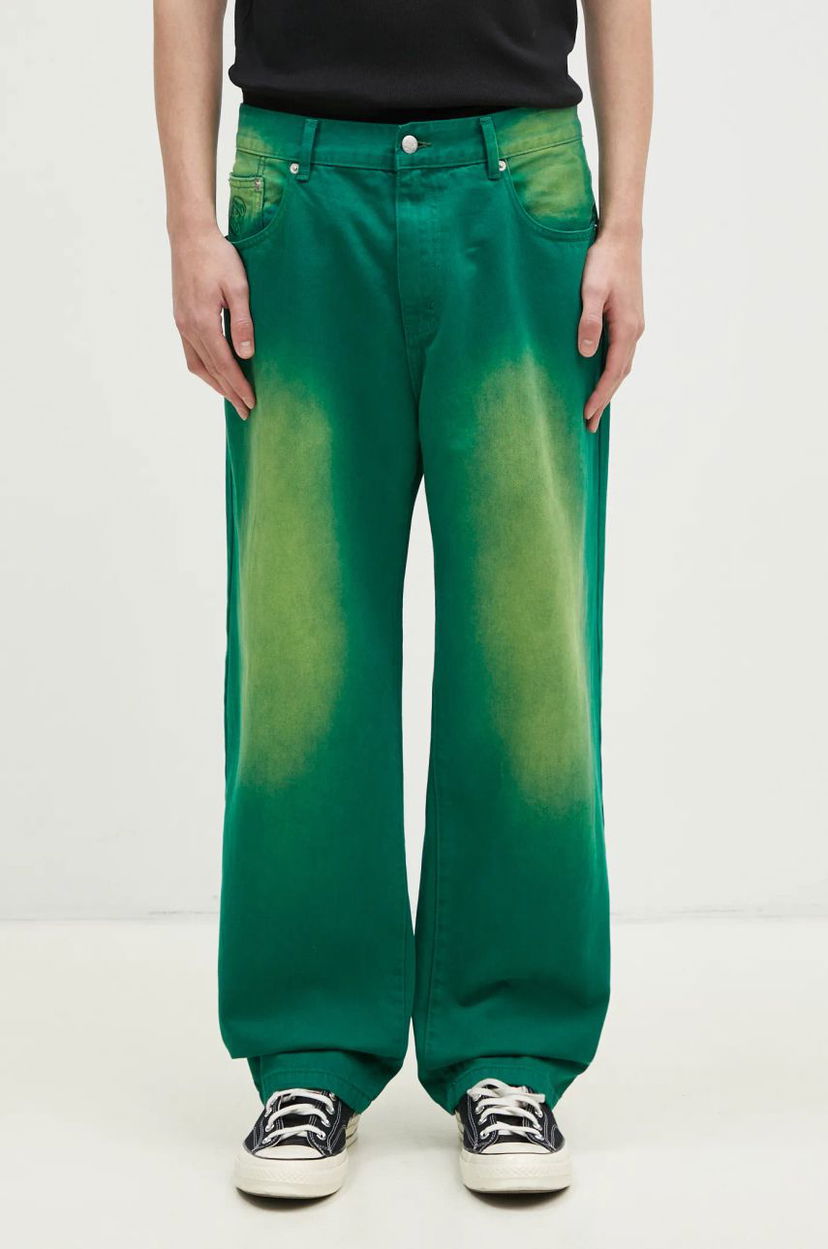 Jeans BILLIONAIRE BOYS CLUB Billionaire Boys Club Green Dyed Denim Pants Grøn | B24427