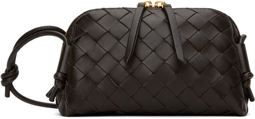 Skuldertaske Bottega Veneta Intrecciato Leather Shoulder Bag Sort | 794258 VCPP1